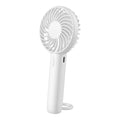 S3 3 Speed Low Noise Hanging Hole Desk Fan Portable Rechargeable Handheld Cooling Fan, S3 (White), S3 (Pink), S3 (Baby Blue)