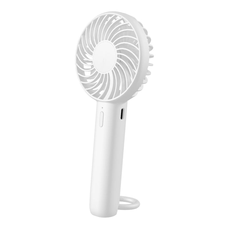 S3 3 Speed Low Noise Hanging Hole Desk Fan Portable Rechargeable Handheld Cooling Fan, S3 (White), S3 (Pink), S3 (Baby Blue)