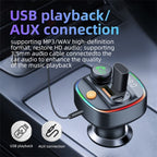 C4S Digital Display Car PD 30W+QC 3.0 Car Charger Audio MP3 Player FM Transmitter, C4S