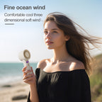 FC1 100 Wind Speed Levels Summer Cooler Desktop Fan Turbine Handheld Fan, FC1 (Black), FC1 (White)