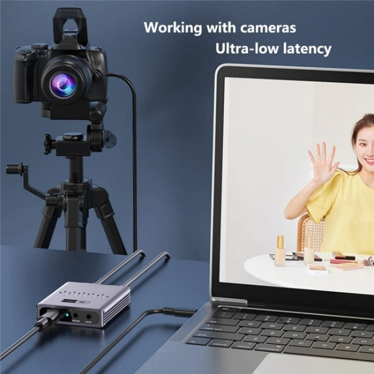HC-V9 1080P HDMI Game Live Streaming Recording Adapter USB3.0 4K HD Video Capture Card, HC-V9