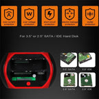 575D USB Hard Disk Holder Laptop Mobile Hard Disk Box 2.5 / 3.5inch SATA IDE HDD Base, US Plug, UK Plug, EU Plug, AU Plug