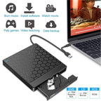 042  Football Pattern USB3.0 / Type-C Computer Laptop External Optical Drive Burner DVD Burner, 042