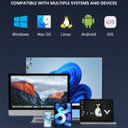 S186 Aluminum Alloy NVME M.2 External Hard Drive Enclosure USB3.1 10Gbps SATA SSD Case, S186