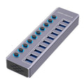 U310 10-in-1 USB 3.0 Extension HUB USB Power Charging Station with Individual Switch, U310