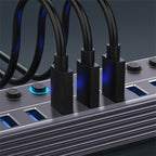U310 10-in-1 USB 3.0 Extension HUB USB Power Charging Station with Individual Switch, U310