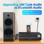 W8 With Telescopic Cable Car Audio Adapter Bluetooth Receiver FM Transmitter, W8