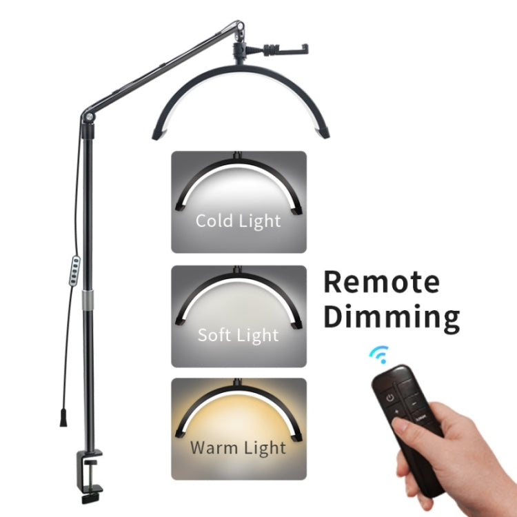 D-M30X 23 inch Half Moon Shape Beauty Manicure Lamp Curved Fill Light, US Plug, UK Plug, AU Plug, EU Plug