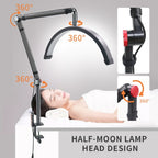 HD-M3X Pro 16 inch Adjustable Brightness Beauty Light Half Moon Light Eyelash Tech Lamp, US Plug, EU Plug, UK Plug, AU Plug
