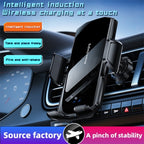 SD10 Wireless Charging Car Air Vent Car Mount Smart Sensor Phone Holder Charger, SD10