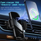 SD10 Wireless Charging Car Air Vent Car Mount Smart Sensor Phone Holder Charger, SD10