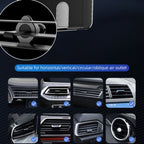 C1 Car Wireless 66W Fast Charger Phone Holder Infrared Sensor Punk Style, C1 Black, C1 Silver