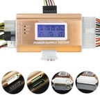 YNS-05 Desktop Computer Power Testing Tool Aluminum Alloy LCD Display ATX Power Tester, YNS-05