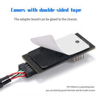 YNS-02 Extension Cable Card Motherboard USB 2.0 9-pin to 3x 9-pin Adapter, YNS-02