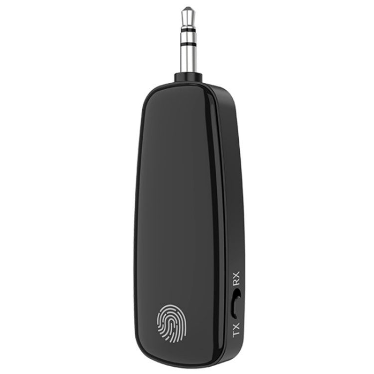 M03 Fingerprint Touch Stereo Aux Wireless Adapter Bluetooth 5.2 Audio Receiver Transmitter, M03