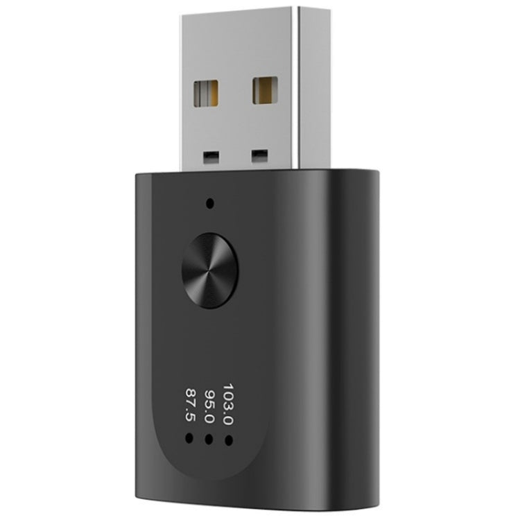 M08 USB Bluetooth 5.3 Adapter Hands-Free Call Car Wireless Audio Receiver, M08