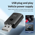 M08 USB Bluetooth 5.3 Adapter Hands-Free Call Car Wireless Audio Receiver, M08