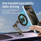 G188 Aluminum Alloy Adjustable Cellphone Stand Car Dashboard Magnetic Phone Holder, G188 Gold, G188 Grey, G188 Silver