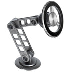 G198 Adjustable Robotic Arm Cellphone Stand Car Dashboard Windshield Magnetic Phone Holder, G198 Grey, G198 Silver