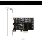 Dual-port 2.5G Gigabit Network Adapter Desktop 8125BG Chip Ethernet Server Network Adapter ESXi Diskless PXE