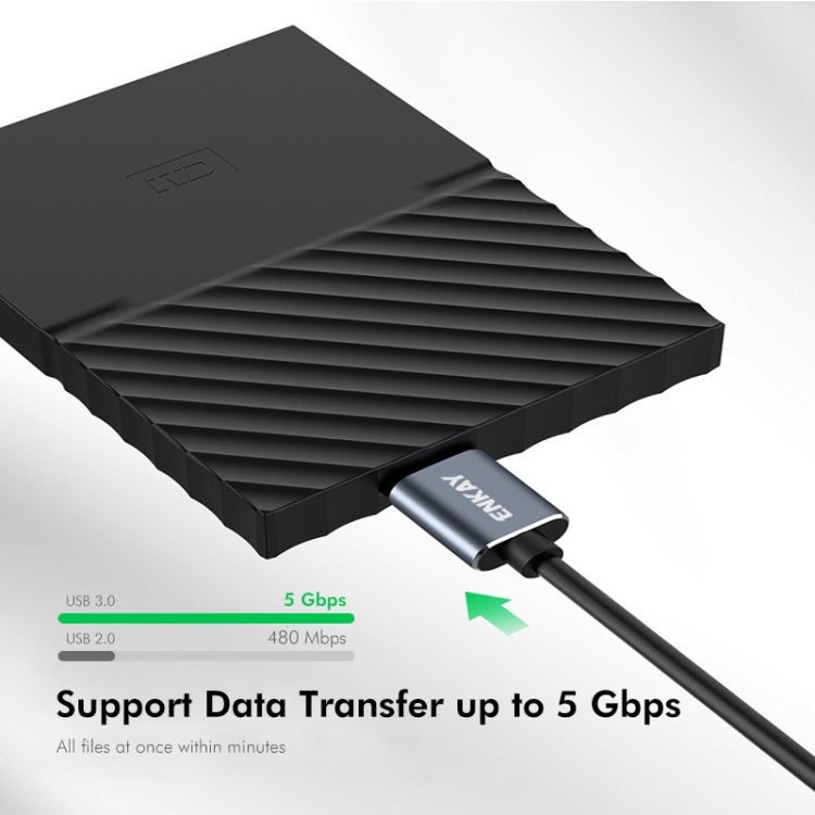 ENKAY USB 3.0 A to USB 3.0 Micro B 5Gbps Data Camera Hard Drive Cable, 0.5m, 1m, 1.5m
