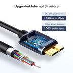 ENKAY USB 3.0 A to USB 3.0 Micro B 5Gbps Data Camera Hard Drive Cable, 0.5m, 1m, 1.5m