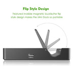 WAVLINK UHP3D01G Gigabit Ethernet USB 3.0 Multi-Function HUB 4K HD Docking Station, UHP3D01G