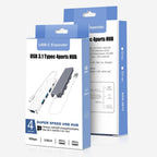 ADS-301C USB-C / Type-C to USB-C + USB 3.0 + 3 x USB 2.0 Expander HUB, ADS-301C(Grey), ADS-301C(Silver)