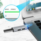 ADS-302A 3 in 1 USB to USB 3.0 / 2.0 Hub Expansion Station USB Adapter