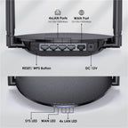 WAVLINK WN530G3 4x 5dBi Foldable Antenna AC1200 Dual Band Wireless Repeater Router, US Plug, UK Plug, AU Plug