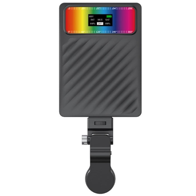 V16R Wth OLED Screen 24 Effects RGB Light Pocket Fill Light for Mobile Phone / Tablet / Laptop, V16R