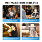 V15 Mini Clip-On Portable LED Fill Light Phone Laptop Video Conference Live Streaming Fill Lamp, V15