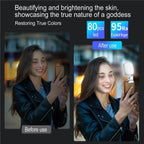 V15 Mini Clip-On Portable LED Fill Light Phone Laptop Video Conference Live Streaming Fill Lamp, V15