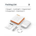 V17 Live Broadcast RGB LED Fill Light MagSafe Magnetic Phone Photography Lamp, V17