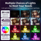 V17 Live Broadcast RGB LED Fill Light MagSafe Magnetic Phone Photography Lamp, V17