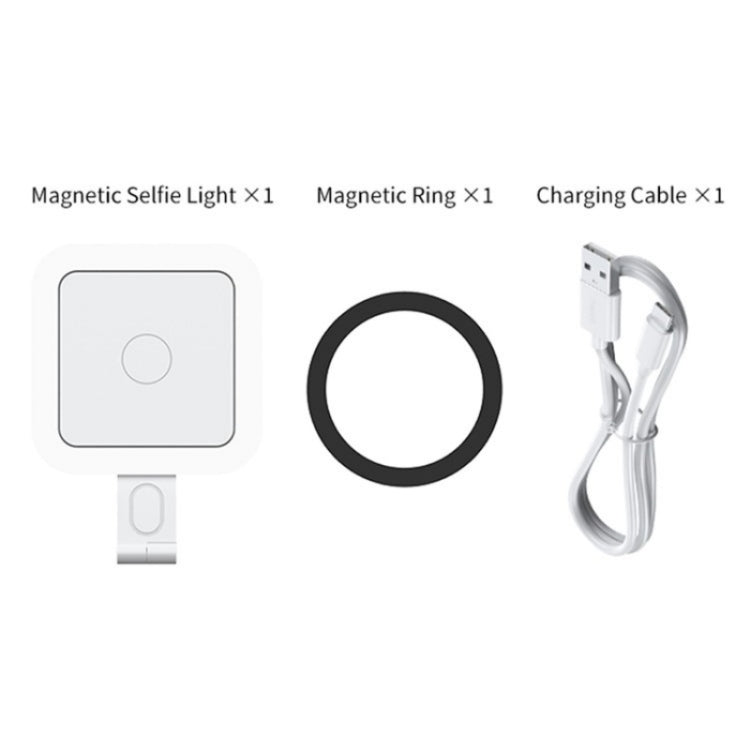V18 Portable Skin Beauty Live Streaming LED Fill Light Magnetic Phone Selfie Lamp, V18