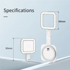 V18 Portable Skin Beauty Live Streaming LED Fill Light Magnetic Phone Selfie Lamp, V18
