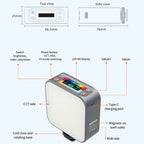 D01 Dimmable Photography LED Fill Light Portable Mini Camera Phone RGB Fill Light, D01