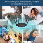 WAVLINK WN531A6 Dual Band Wireless Repeater AC2100 Gigabit Ethernet Port WiFi Router, US Plug, UK Plug, EU Plug, AU Plug