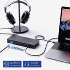 WAVLINK UTD22 Support 96W Laptop Charging USB4 Docking Station Dual Monitor USB-C Hub, UTD22