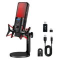 Yanmai X3W Wireless / Wired Dual Mode RGB Gaming Noise Reduction Microphone, X3W