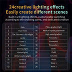 C60R 60W RGB Stage Lamp Professional Video Photography COB Fill Light, EU Plug, US Plug, UK Plug