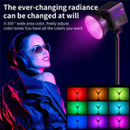 C60R 60W RGB Stage Lamp Professional Video Photography COB Fill Light, EU Plug, US Plug, UK Plug