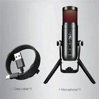 MU900 Max RGB Light E-Sports Gaming Condenser Microphone With Desktop Bracket, MU900 Max
