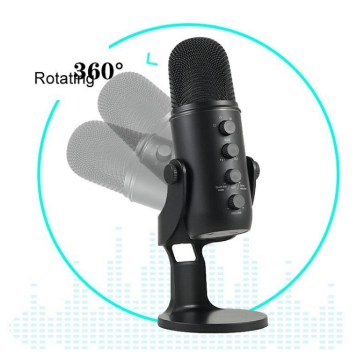 SM-20 For Video Conference USB Noise Reduction Condenser Desktop Microphone, SM-20