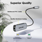 WAVLINK NWU340G 5Gbps Wired Network Converter USB-C to RJ45 Gigabit Ethernet Adapter, NWU340G