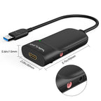 WAVLINK UG3501H Super Speed USB 3.0 To HDMI/Multi Monitor Video Graphic Adapter
