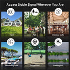 WAVLINK WN588HX3 AX3000 Outdoor WiFi Extender with 6 Antennas Dual Band WiFi Repeater, US Plug, EU Plug, UK Plug, AU Plug