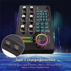 V80 For Mobile Phone Computer Portable Live Streaming Karaoke Sound Card Mixer, V80