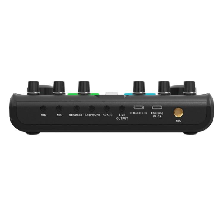 P99 Live Streaming Sound Card with DJ Mixer Voice Converter Audio Mixer, P99
